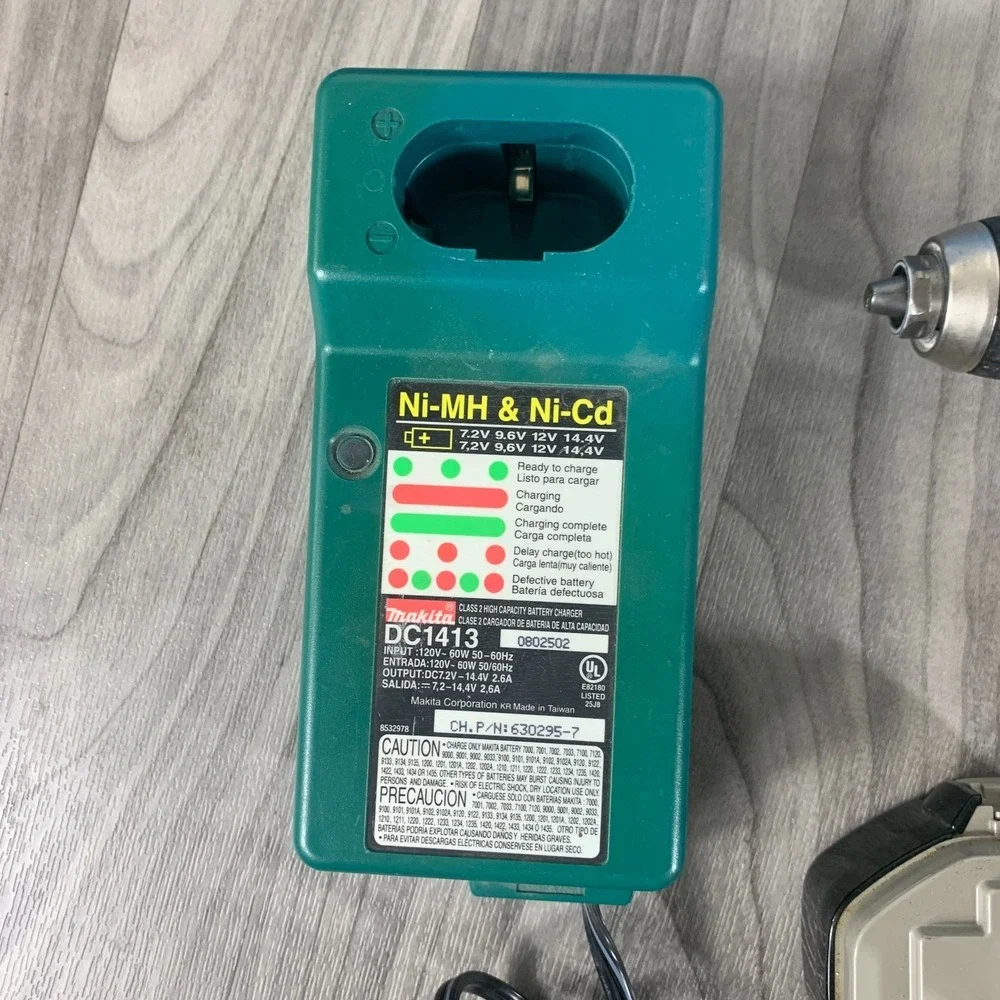 Makita 6337D 14.4V Cordless Drill Bare Tool With Battery + Charger Tested Works